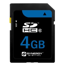Synergy Digital 4GB Secure Digital SDHC Memory Cards, Compatible with Canon Powershot SD1100 Digital Camera - Class 10, 20MB/s, 300 Series - Pack of 5