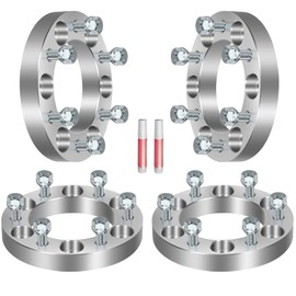 GDSMOTU 4X 6 Lug Wheel Spacers 1" Wheel Spacers 6x5.5 6X139.7mm with 12x1.5 Studs for 1996-2015 for 4Runner 2007-2014 for FJ Cruiser 2001-2015 for Tacoma(Only 6 Lug) 2000-2006 for Tundra
