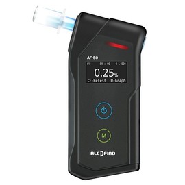 DA Tech AF-50 Breathalyzer Alcohol Detector for Traffic Safety DUI Tester