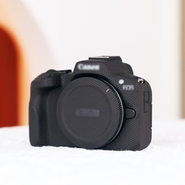 JJC Anti-scratch Protection Sticker Compatible with Canon EOS R50 Mirrorless Camera, Non-slip Camera body Skin Cover Film (Matrix Pattern)