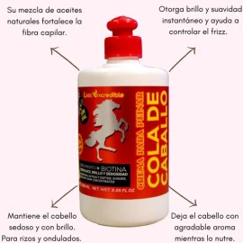 Crema Para Peinar Cola De Caballo 250ml Labs Incredible                                                                                               