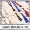 LEX STANDARD BL003 Women's Belt, Thin Waist, Suede, Casual, Braided