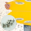SZCXDKJ 4Pcs Surfboards Fin Screw Stainless Steel Fin Bolt Kit