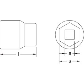 CS Unitec | Non-Sparking 6-Point Socket | 1/2 in. Drive | 1-1/2 in. Socket | TUV Certified | Aluminum Bronze | Non-Magnetic | Corrosion Resistant | EX1503B-110UA