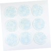 Baluue 12pcs Bamboo Fiber Makeup Remover Pads Double Layer Reusable