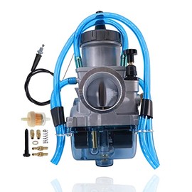 SVKZGFZ PWK 36MM Carburetor for Suzuki RM125 RM250 Honda CR250 TRX250X Kawasaki KX125 KX250 Yamaha YZ125 YZ250 125-300CC ATV Carb & Throttle Cable (45.6")