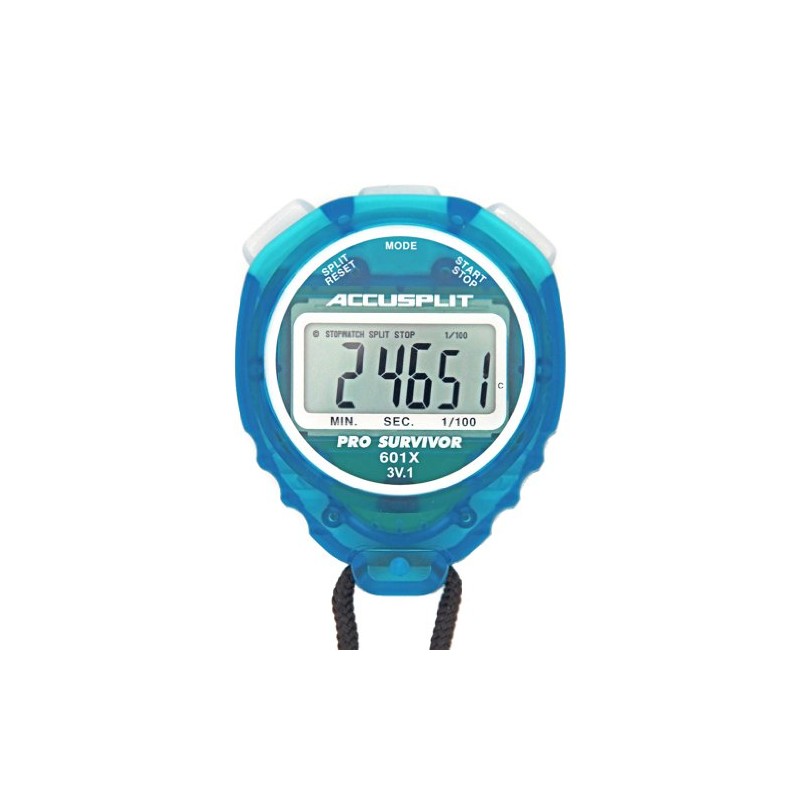 ACCUSPLIT Pro Survivor - A601XBK Stopwatch, Clock, Extra Large Display