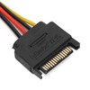 10 Pack SATA Cables 15 Pin 90 Degree Male to