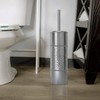 nu steel Hammer Detail Stainless Steel Toilet Brush with Covered