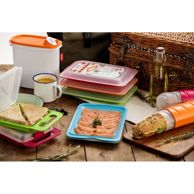PracticFood Bun Box, Perfect Container to Keep Sandwiches Fresh Without