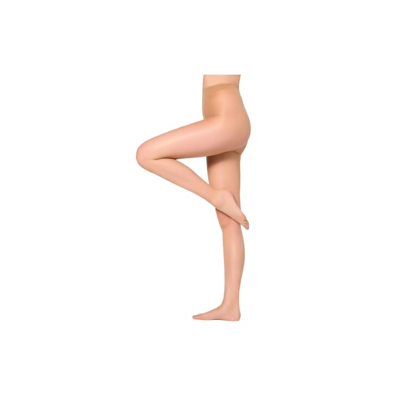 Nur Die Women's 715949 Tights, Brown - Braun (amber 230),