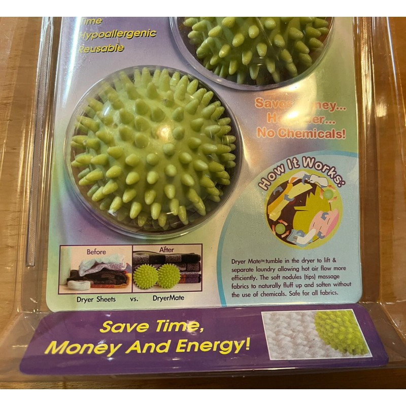 DRYER MATE - THE NATURAL WAY TO SOFTEN FABRICS REUSABLE