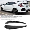 Pair Side Fender Vent Cover Trim PU Rubber Glossy Black