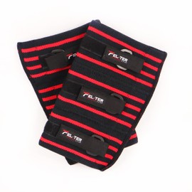 FELTER FITNESS CODERA Triple Cierre Rojo para Gym, Pesas, Crossfit, Gimnasio (XXL)