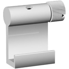 Art & More Bilderhaken verstellbar für Aluminiumrahmen, Zubehör für Galerieschienen, Verstellbarer Bilderhaken für Alurahmen, Tragkraft bis 5kg – 10 Stück