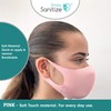 Simply Sanitize Reusable Light Pink Fabric Face Mask, NM002