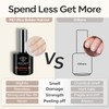 Modelones Builder Nail Gel, 7-in-1 Clear Gel Builder for Nails,