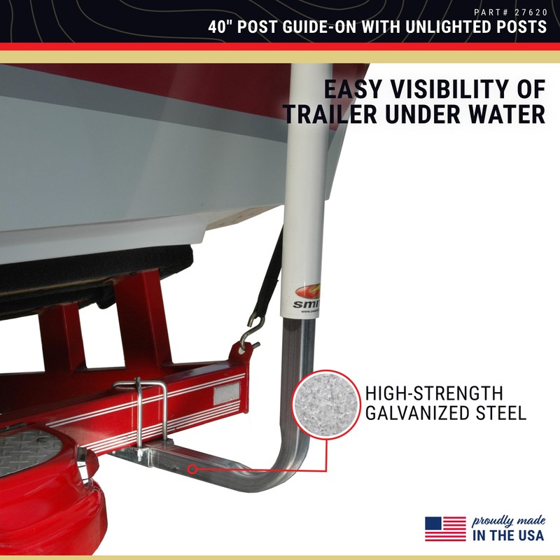 CE Smith - Guide-ON Post - Durable Boat Trailer Accessory
