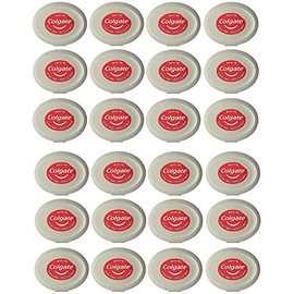 Colgate Waxed Dental Floss for Improved Mouth Health Small Travel Size 3 Yards (2.7 Meters) - Pack of 24