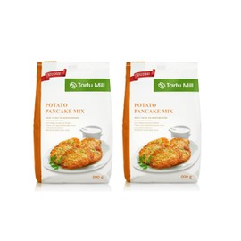 2x 200g POTATO PANCAKES MIX HASH BROWN LATKES INSTANT JUST ADD WATER FROM TARTU MILL 400g