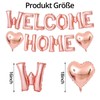 DazzJoy Welcome Home Balloons Rose Gold
