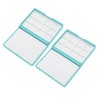 2Pcs Portable Watercolor Box Detachable Easy to Clean Compact Mini