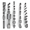 39Pcs Hollow Hole Cutter Punch Set Short Leather Belt Drilling