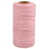 Pink String,100M/328 Feet Cotton String Bakers Twine,2MM Cotton Cord,Heavy Duty