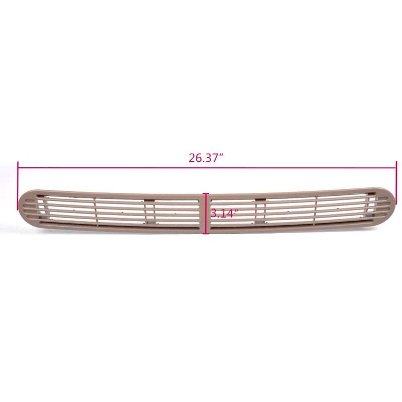 G-PLUS Graphite Dash Defrost Vent Cover Grille Panel Beige Compatible