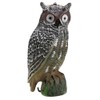 Solar Powered Owl Hunting Decoy Bird Scarer Deterrent Pest Control