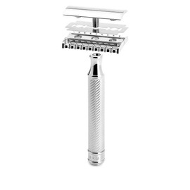 MÜHLE TRADITIONAL R41 Double Edge Safety Razor (Open Comb) for Men - Perfect for Everyday Use, Hairdressing Quality, Loose Smooth Shaving