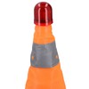 2 Set 30cm Traffic Cones Foldable Reflective Strips Road Safety