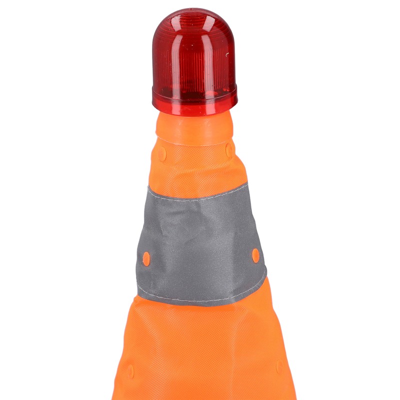 2 Set 30cm Traffic Cones Foldable Reflective Strips Road Safety