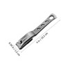 BIUDECO 2pcs Rotating Nail Clippers Kit Ultra Sharp Toenail Fingernail