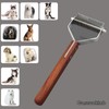 Careuoklab 20-Blade Coat King Rake, Undercoat Grooming Rake, Dematting Stripper,