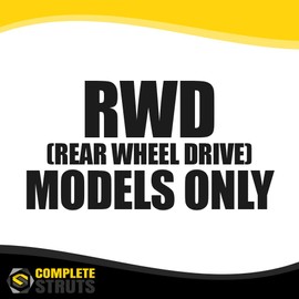 COMPLETESTRUTS - Front Quick Complete Strut Assemblies with Coil Springs Replacement for 2002-2007 Mercedes C230 RWD - Set of 2