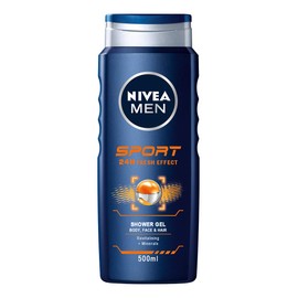 Nivea Men Duschgel für Körper, Gesicht & Haar, Flasche, Sport(1 x 500 ml)