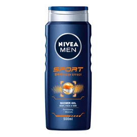 Nivea Men Duschgel für Körper, Gesicht & Haar, Flasche, Sport(1 x 500 ml)