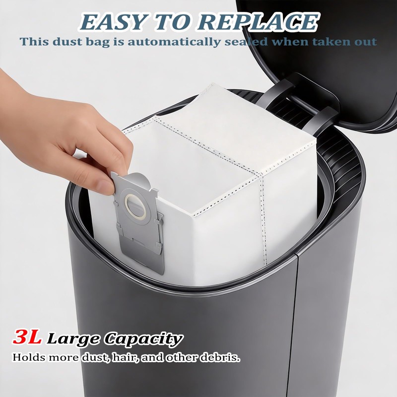 20 Pack Replacement Dust Bags Compatible with ECOVACS DEEBOT X9