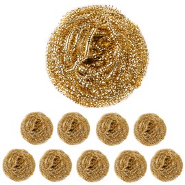 Oualhoo 10 Pack Soldering Iron Tip Cleaner, Solder Tip Cleaning Brass Wire for Soldering Station, Interchangeable Solder Tip Cleaning Wire