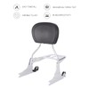 Kinglemc sissy bar Backrest Luggage Rack for Harley Breakout FXSB