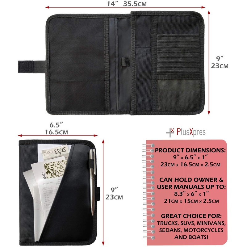 Glove Box Compartment Organizer - Car Document Holder - Owner