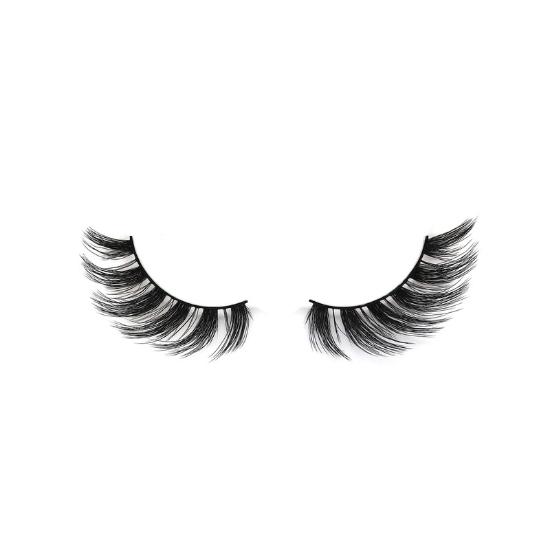 Laflare 3D MINK ANGEL Eyelashes, Soft, Feather-Light, Double-Layer, Voluminous, Glamorous,
