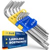 S&R S&R Innensechskantschlssel Satz HX,13-tlg mit Kugelkopf, Innensechskant LANG, 0,05
