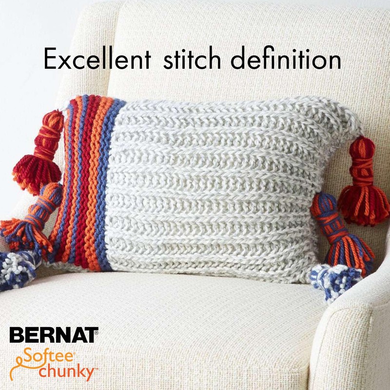 Bernat Softee Chunky Faded Denim Yarn - 3 Pack of