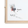 U Brands Magnetic Desktop Dry-Erase Easel Board, 12" x 12",