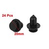 uxcell 24 Pcs Bumper Plastic Screw Rivet Trim Clip 11mm
