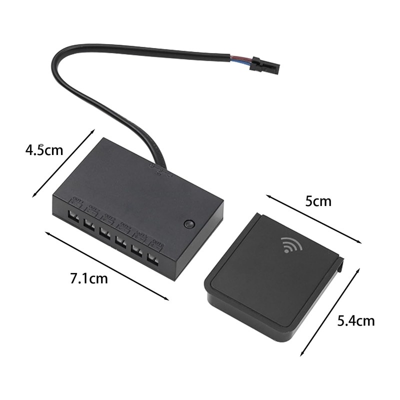 ZONADAH Motion Sensor Switch Wireless Hand Wave Sensing Switch Infrared