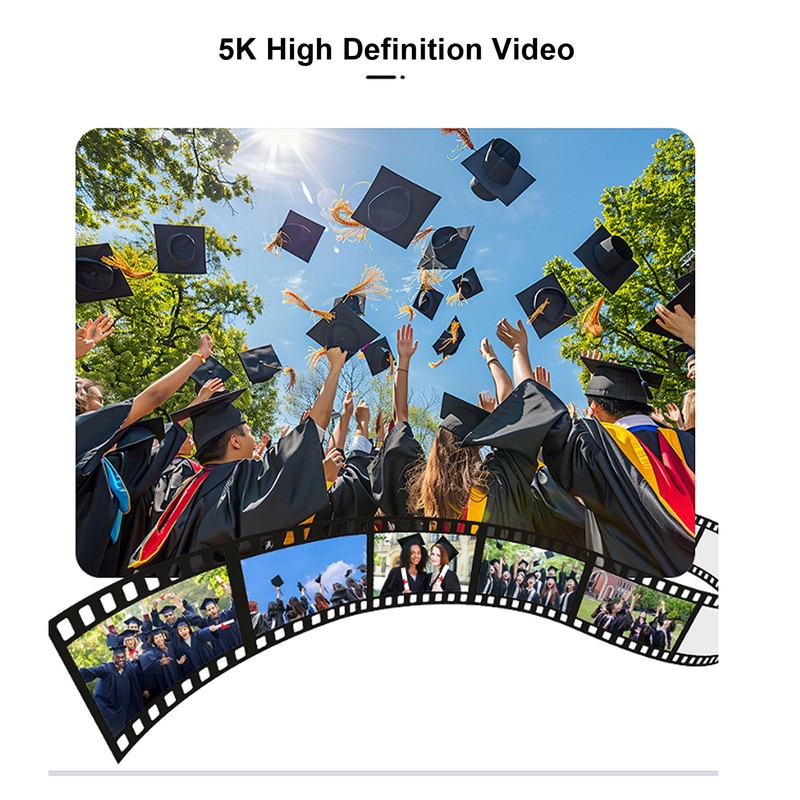 5K Digital Camera, 75MP UHD WiFi Autofocus 18X Digital Zoom