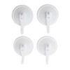 Suction Cup Hooks, 4 Pieces, Suction Hooks, Removable, Reusable, Non-mark,